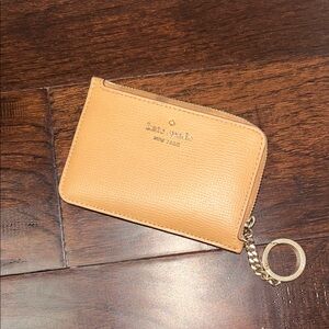 Kate Spade Camel Leather Card Case